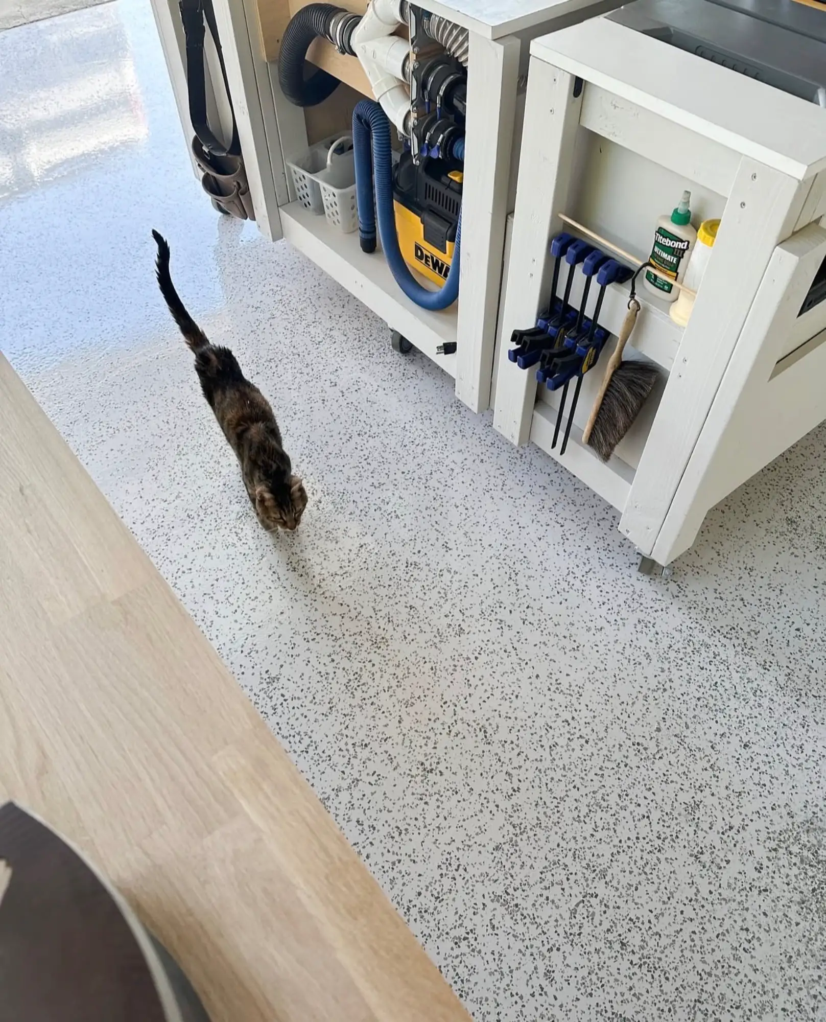 Garage floor coating